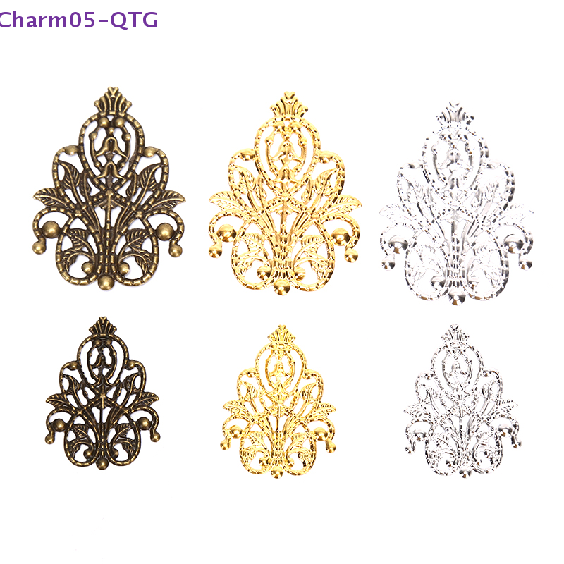 Embellishment Crafts - Hot！20Pcs Mix Filigree Crafts Hollow DIY
