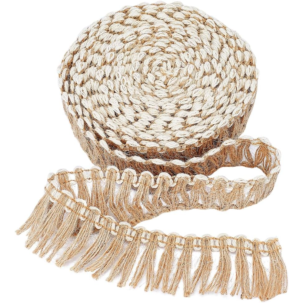 5 Meters Burlap Fringe Tassel  - огляд і ціна Tassel Fringe Trim