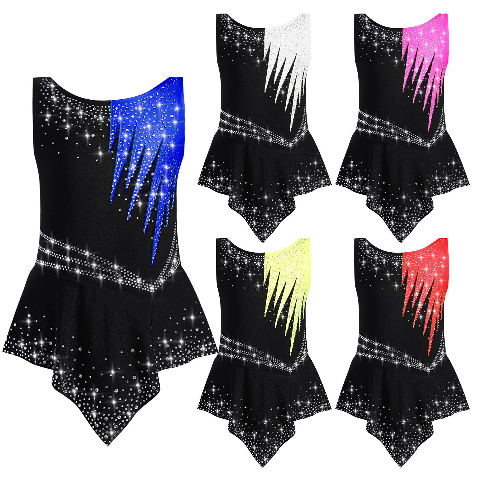 Girls Rhinestones Contrast Col - огляд і ціна Rhinestone Banding Trim