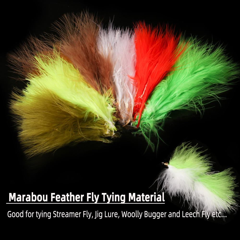 Wifreo 2packs Blood Quill Mara - огляд і ціна Feather Trim Marabou