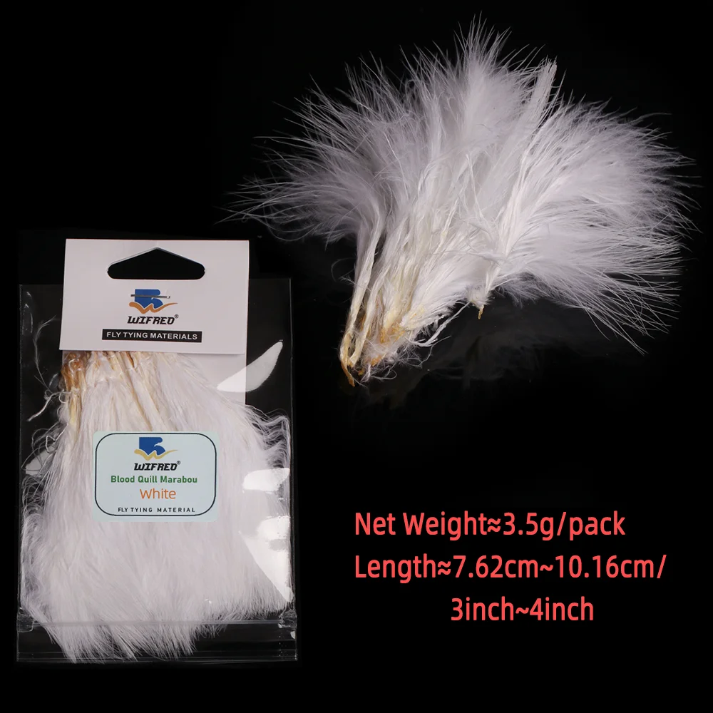 Wifreo 2packs Blood Quill Mara - огляд і ціна Feather Trim Marabou