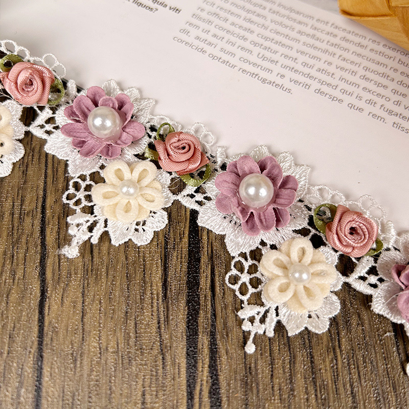 44/50cm 3D Flower Lace Trim Ap - огляд і ціна Lace Ribbon Trim