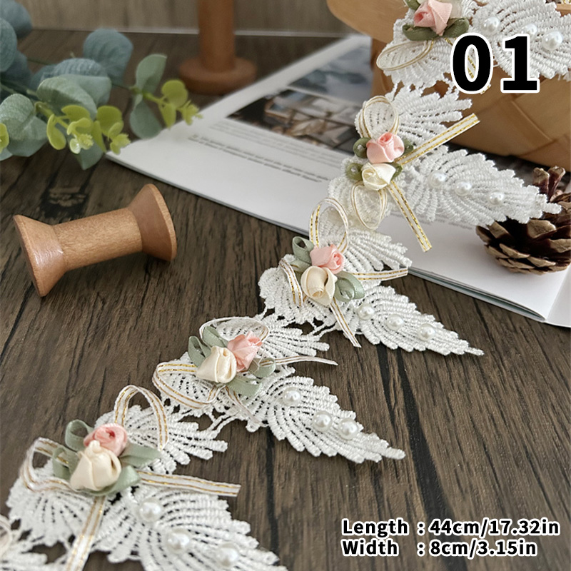 44/50cm 3D Flower Lace Trim Ap - огляд і ціна Lace Ribbon Trim