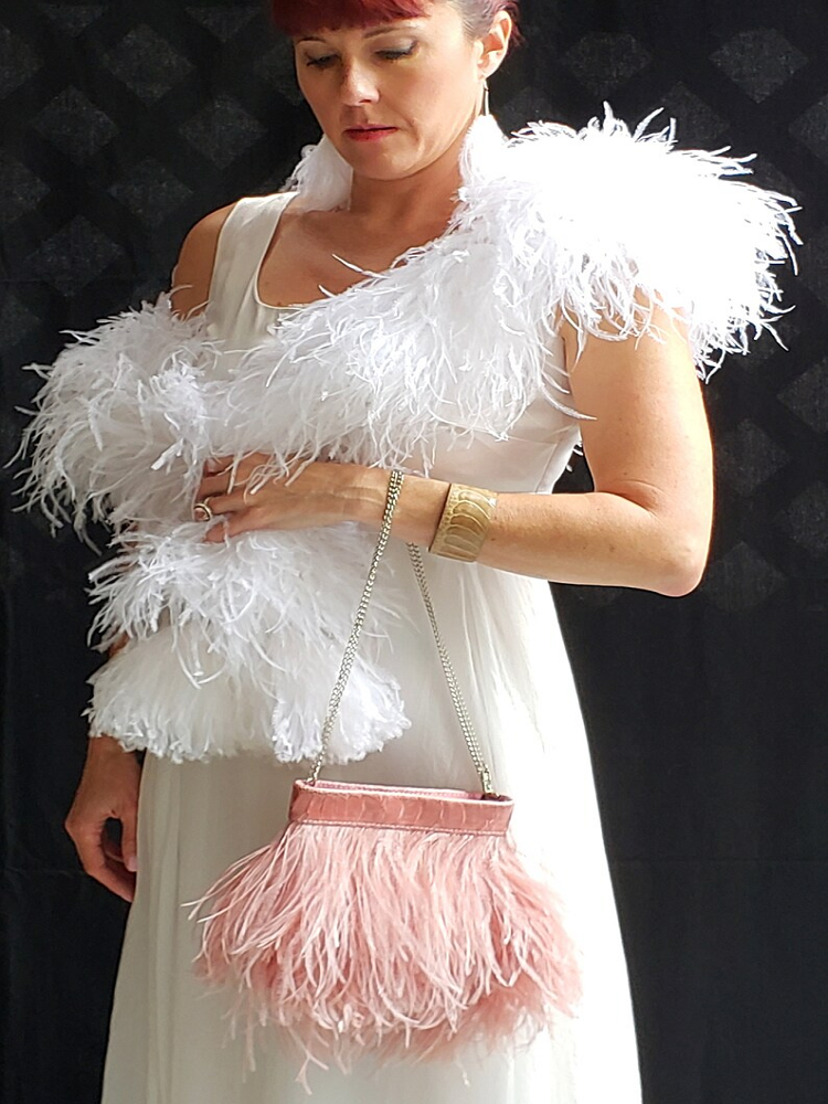 1Ply Ostrich feather boa 13-15 - огляд і ціна Feather Trim Marabou