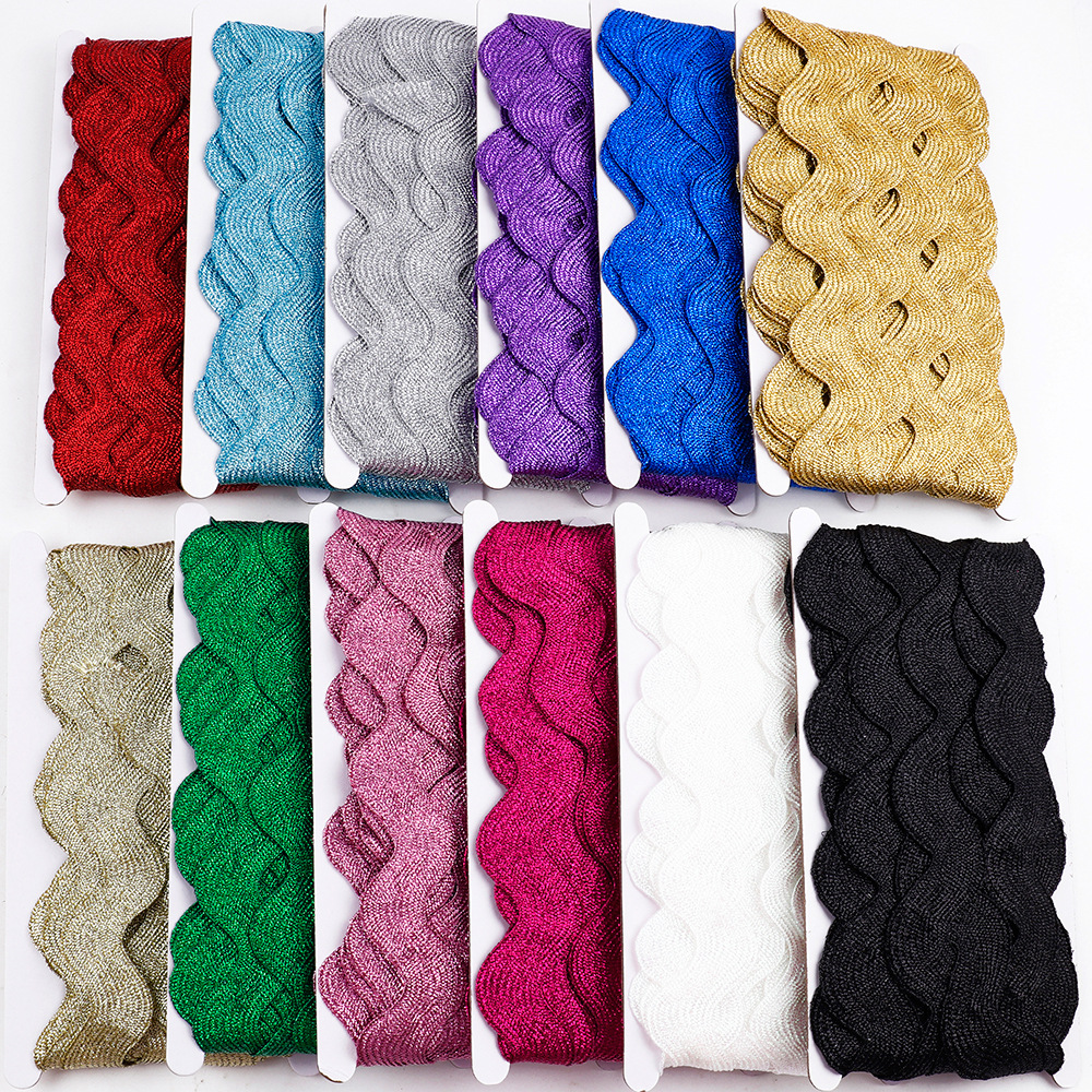 10yard/lot Ric Rac Zig Zag Rib - огляд і ціна Velvet Ribbon Roll