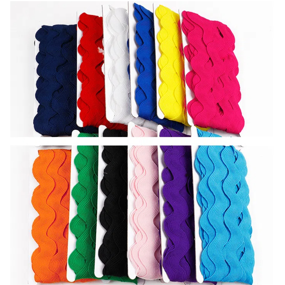 10yard/lot Ric Rac Zig Zag Rib - огляд і ціна Velvet Ribbon Roll