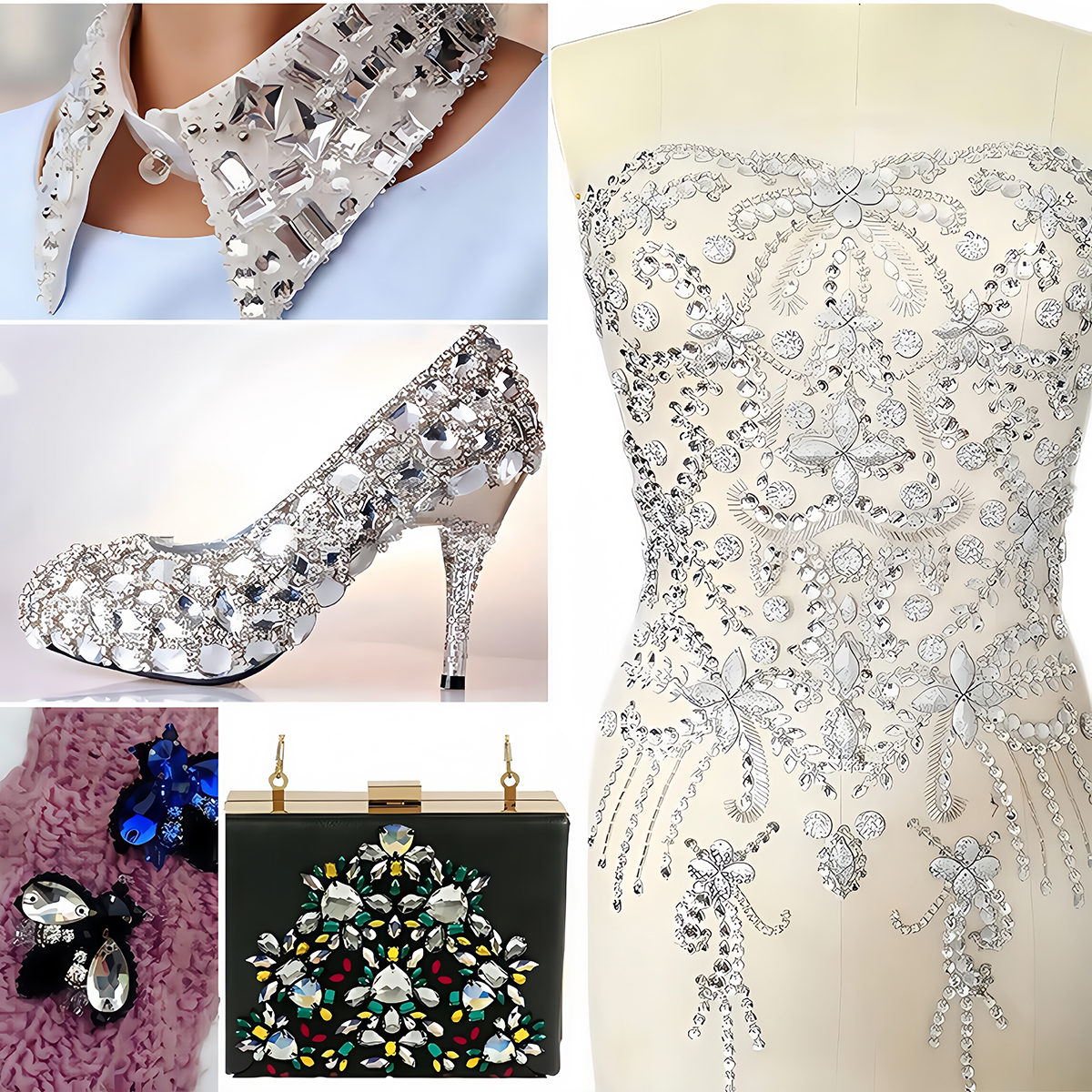 Oval Ellipse Crystal Clear Gla - огляд і ціна Sew On Rhinestone