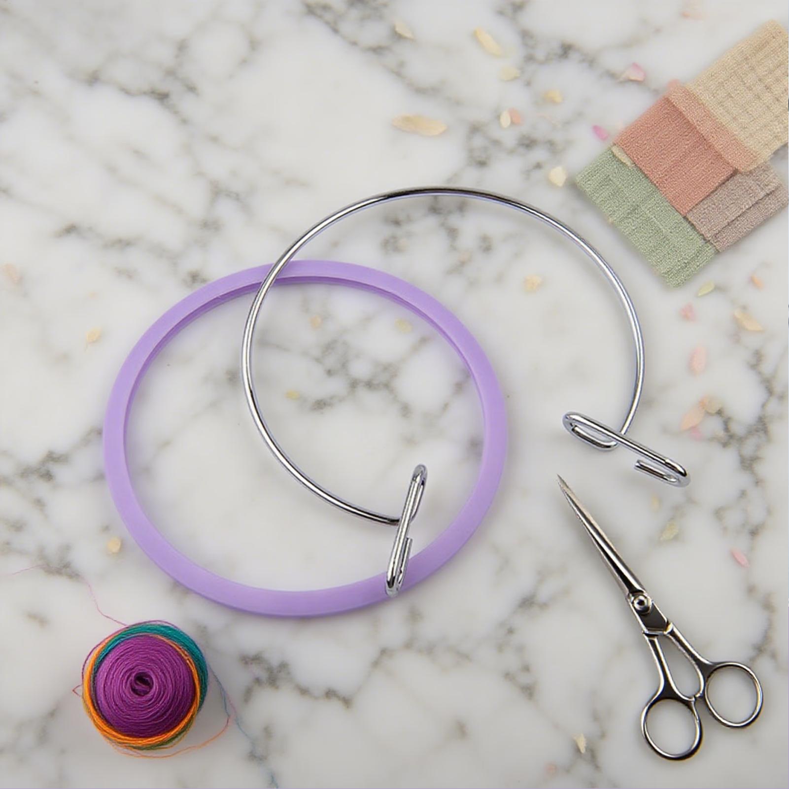 Hoop For Cross Stitching Metal - огляд і ціна Embroidery Craft