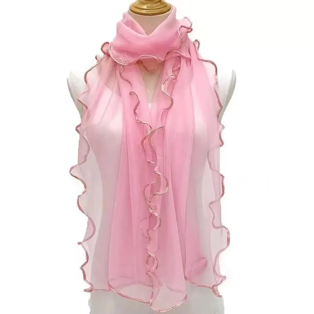 Lightweight Hijab Silk Shawl W - огляд і ціна Tassel Fringe Trim