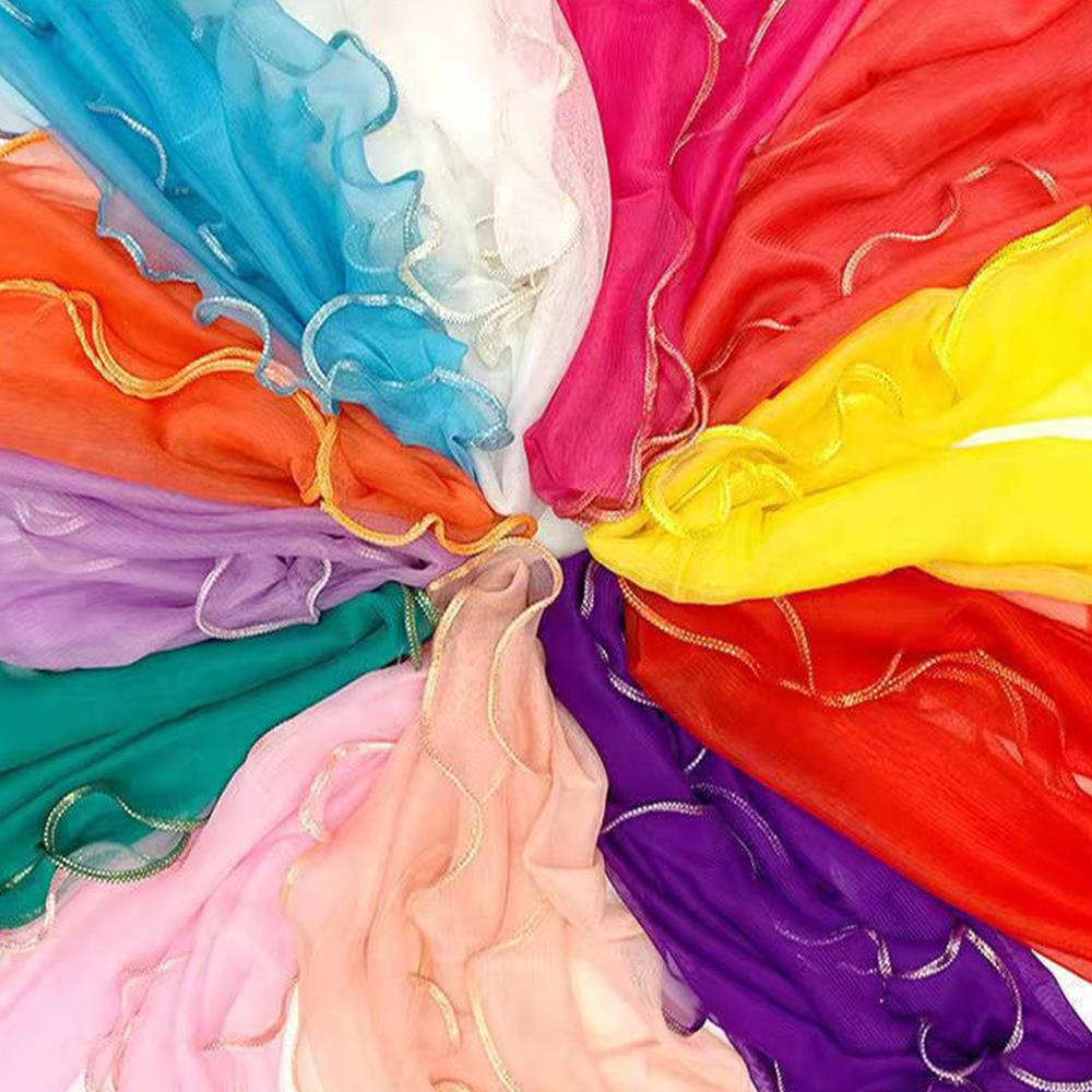 Lightweight Hijab Silk Shawl W - огляд і ціна Tassel Fringe Trim