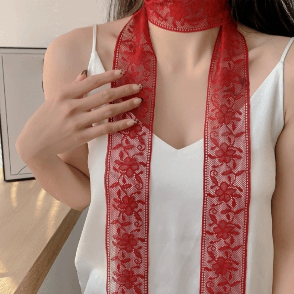 Stylish Floral Lace Printed Sc - огляд і ціна Lace Ribbon Trim