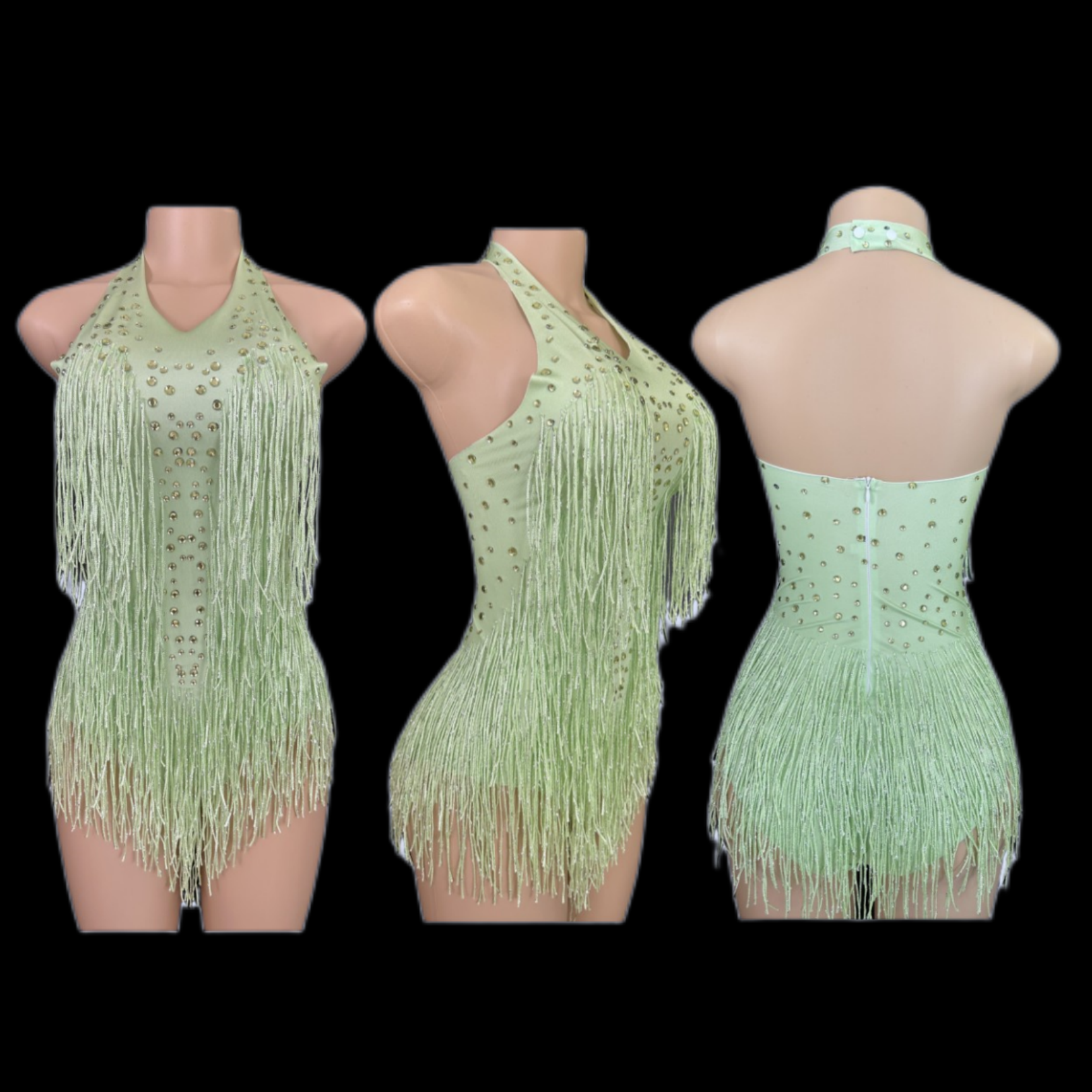Sparkly Rhinestones Fringe Bod - огляд і ціна Rhinestone Banding Trim