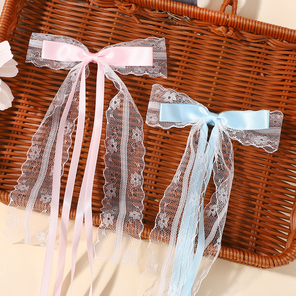 Korean Style Pink Blue Lace Bo - огляд і ціна Tassel Fringe Trim