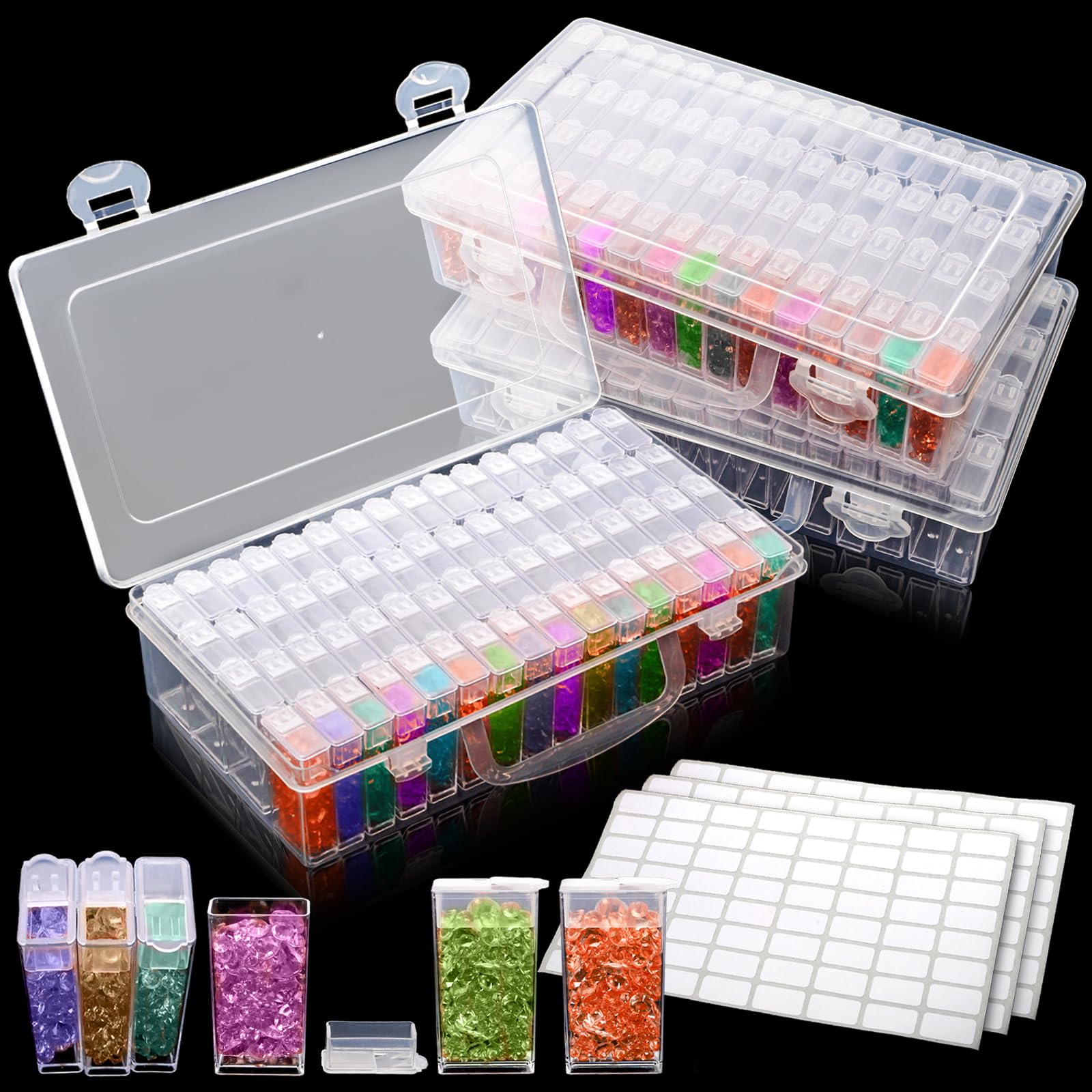 Diamond Art Storage Containers - огляд і ціна Embroidery Embellishments