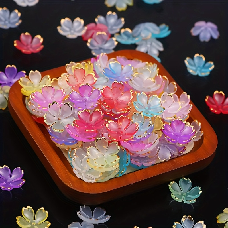 200/100pcs 15mm Colorful Acryl - огляд і ціна Embroidery Embellishments