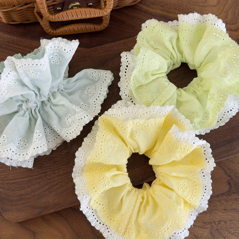Korean-Style Elegant Mint Gree - огляд і ціна Elastic Lace Trim