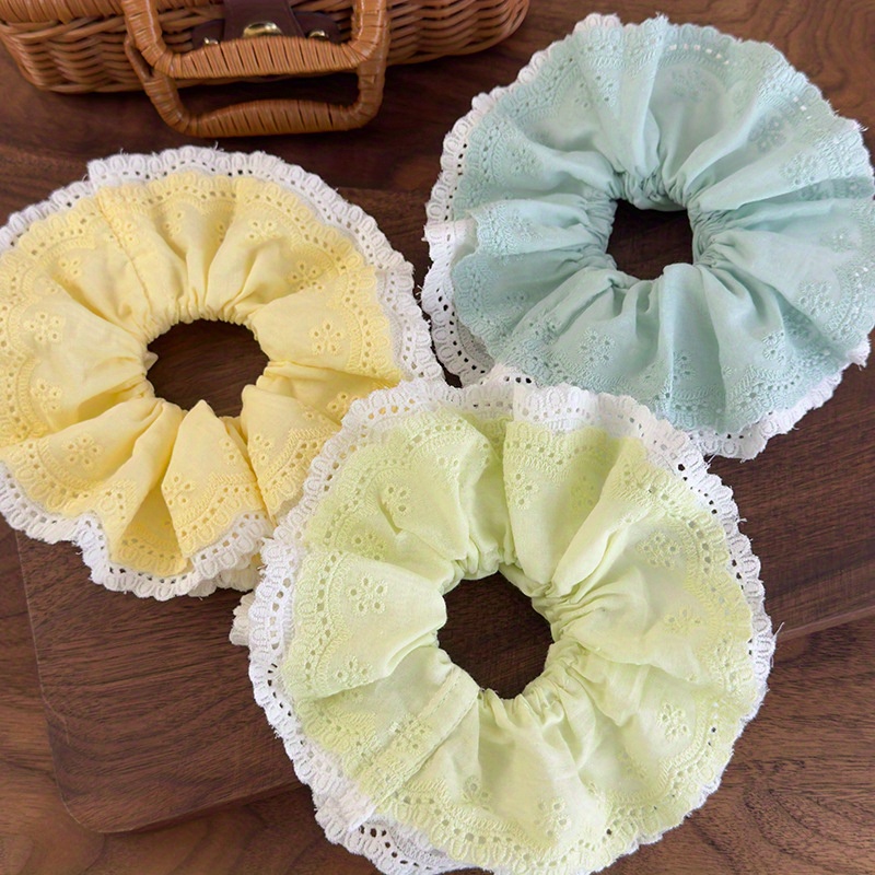 Korean-Style Elegant Mint Gree - огляд і ціна Elastic Lace Trim