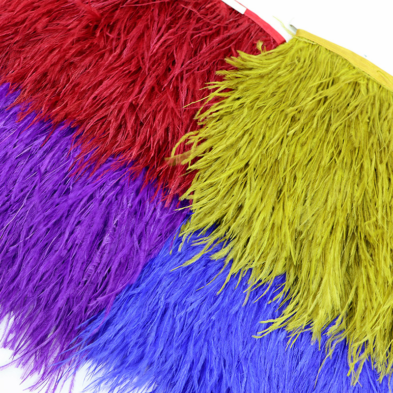 1M 8-10cm Black Ostrich Feathe - огляд і ціна Feather Trim Marabou