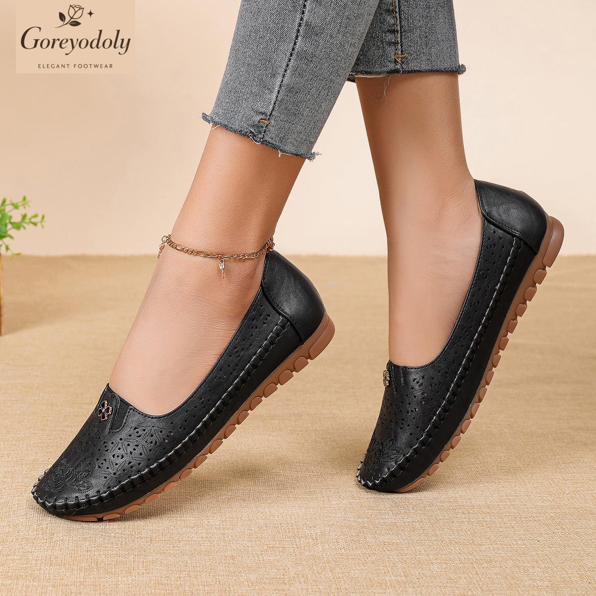 Goreyodoly women loafers flora - огляд і ціна Embroidery Embellishments