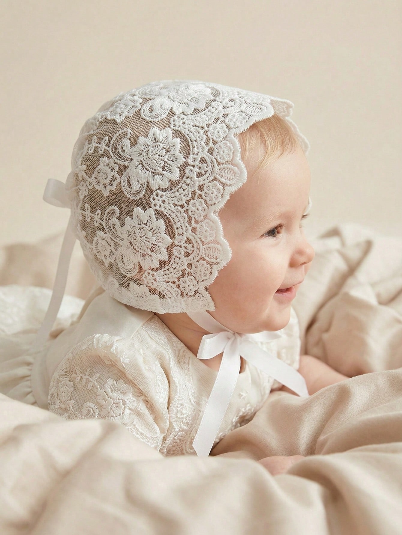 Baby Lace Brim Headband Hat He - огляд і ціна Embroidery Embellishments