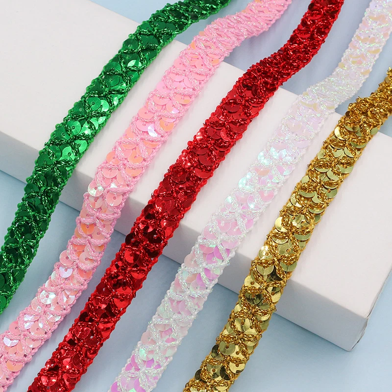 10m Gold and Silver Sequined L - огляд і ціна Lace Ribbon Trim