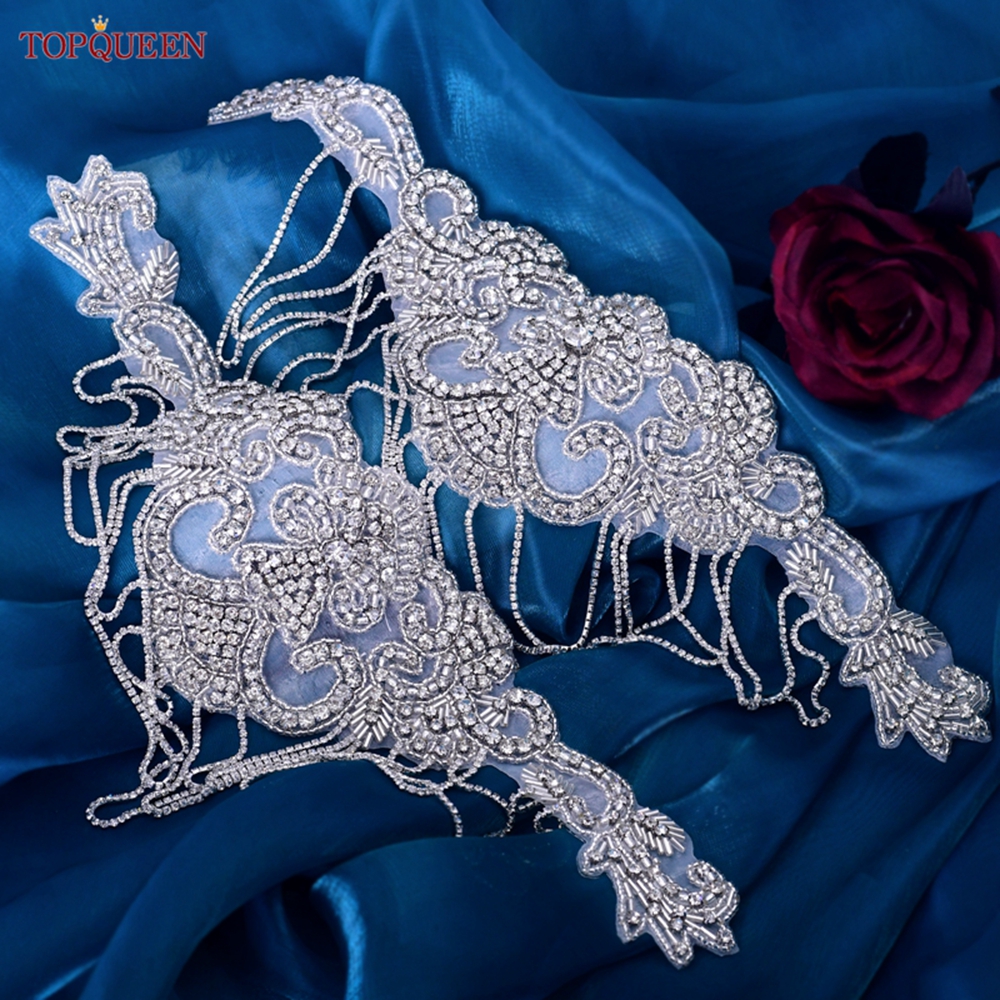 TOPQUEEN SP63 Bridal Tassels R - огляд і ціна Sew On Rhinestone