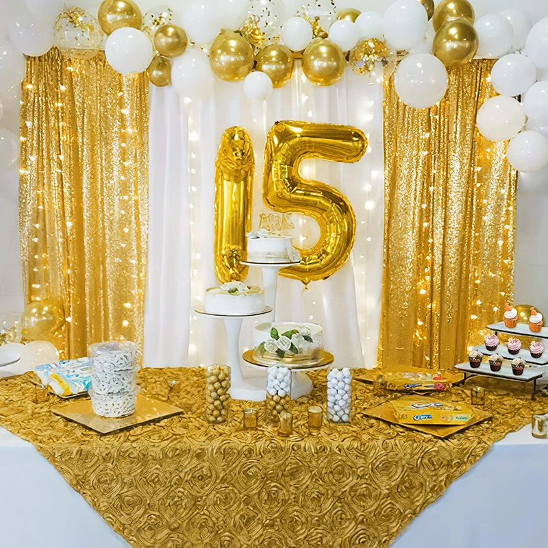 1PC Pink Sequin Backdrop Curta - огляд і ціна Sequin Fabric Panel
