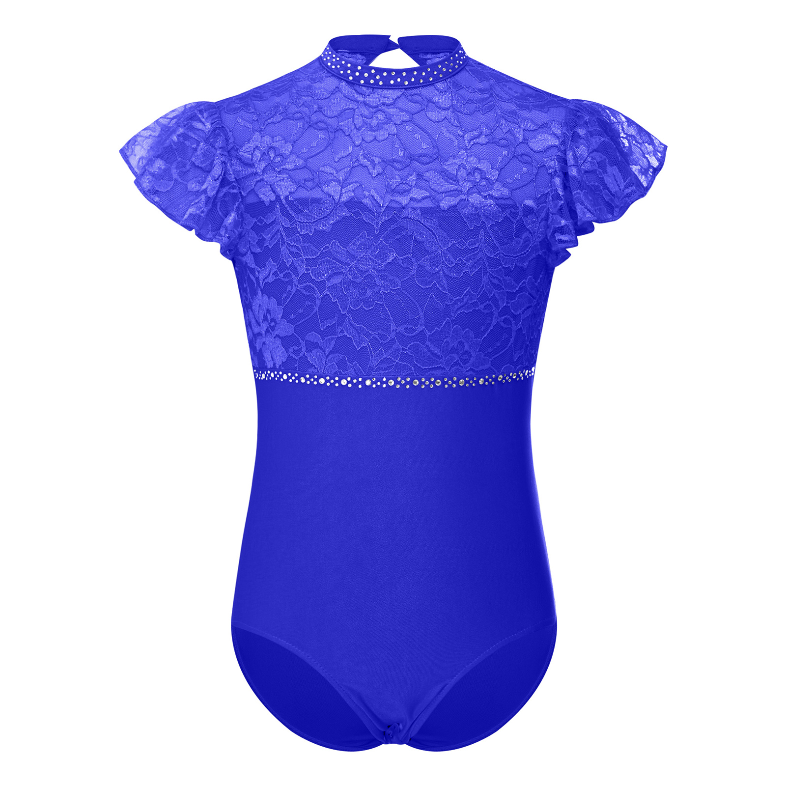Kids Girls Ballet Dance Leotar - огляд і ціна Rhinestone Banding Trim