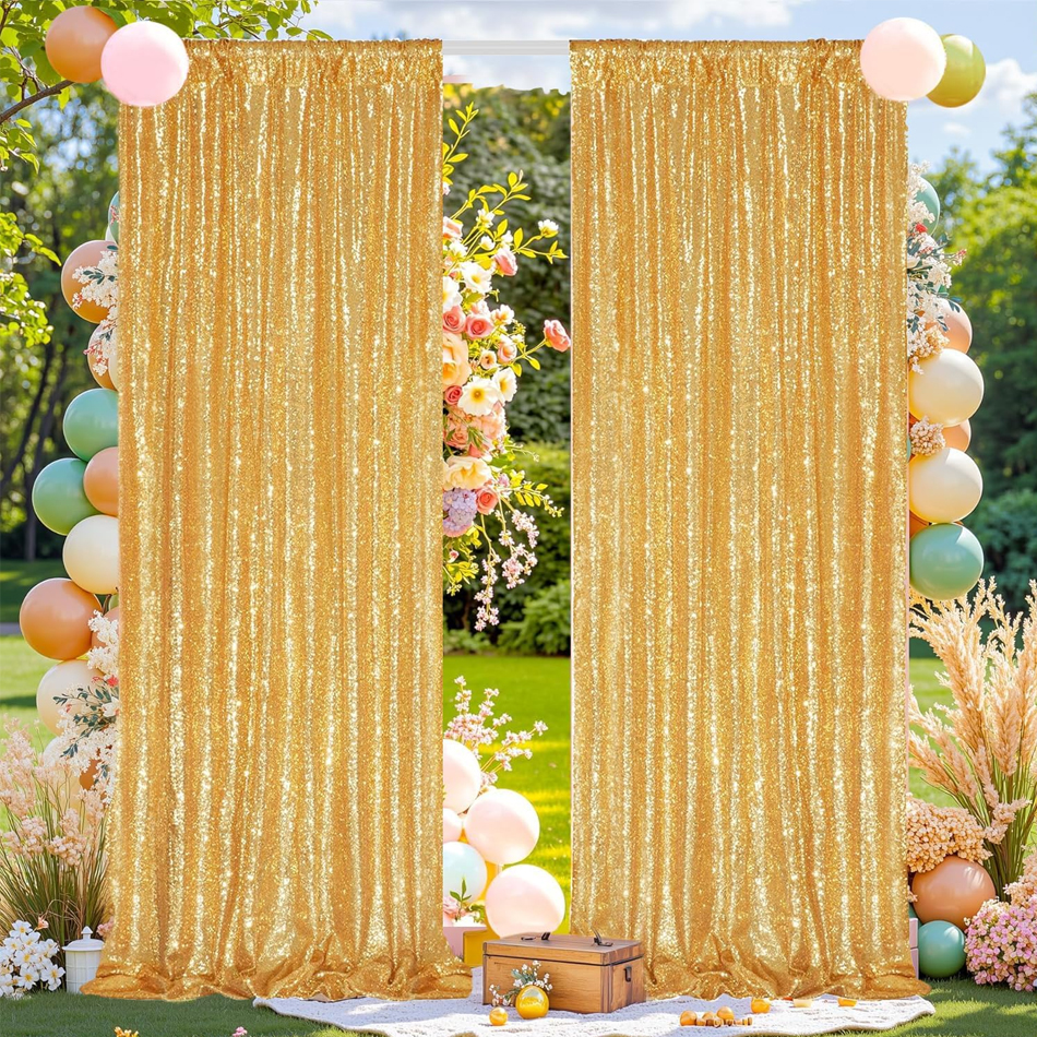 Silver Sequin Backdrop Curtain - огляд і ціна Sequin Fabric Panel