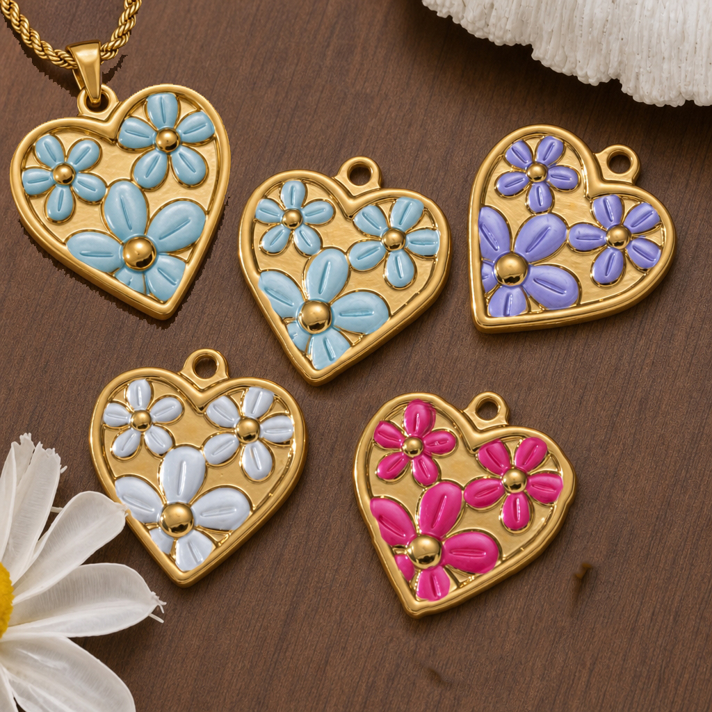 2pcs Stainless Steel Enamel He - огляд і ціна Embellishment Crafts