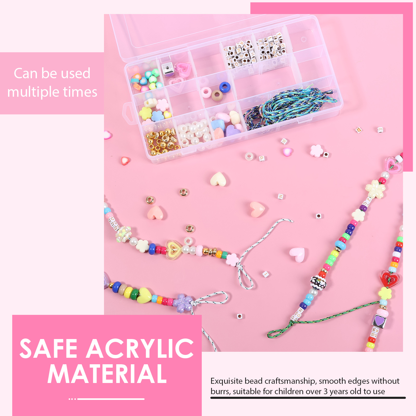 421PCS Beaded Keychain Making  - огляд і ціна Embellishment Crafts