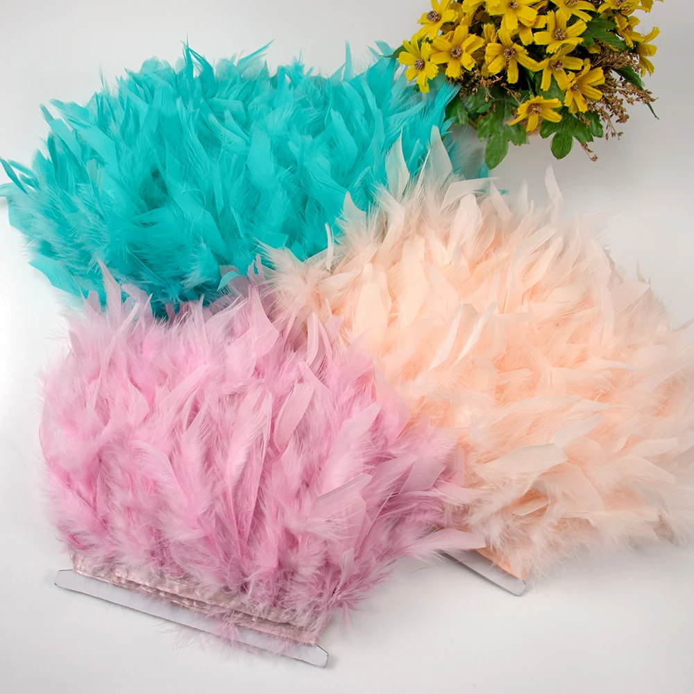 1M Natural Turkey Feathers Tri - огляд і ціна Feather Trim Marabou