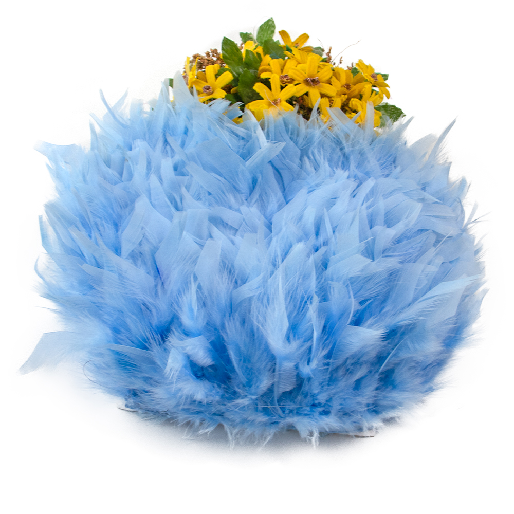 1M Natural Turkey Feathers Tri - огляд і ціна Feather Trim Marabou