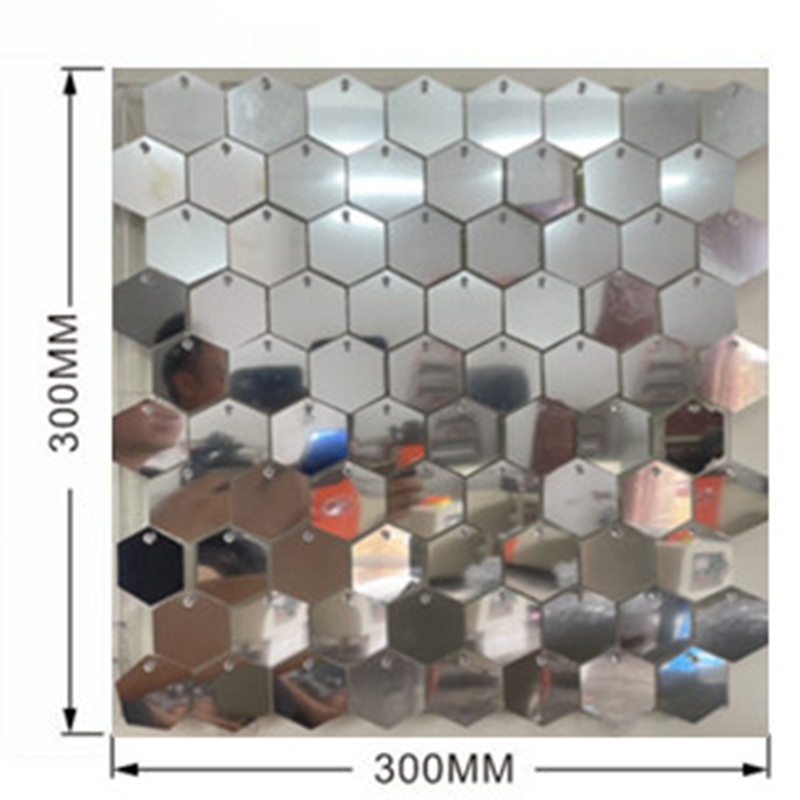 1pc Hexagon Sequin Backdrop Pa - огляд і ціна Sequin Fabric Panel