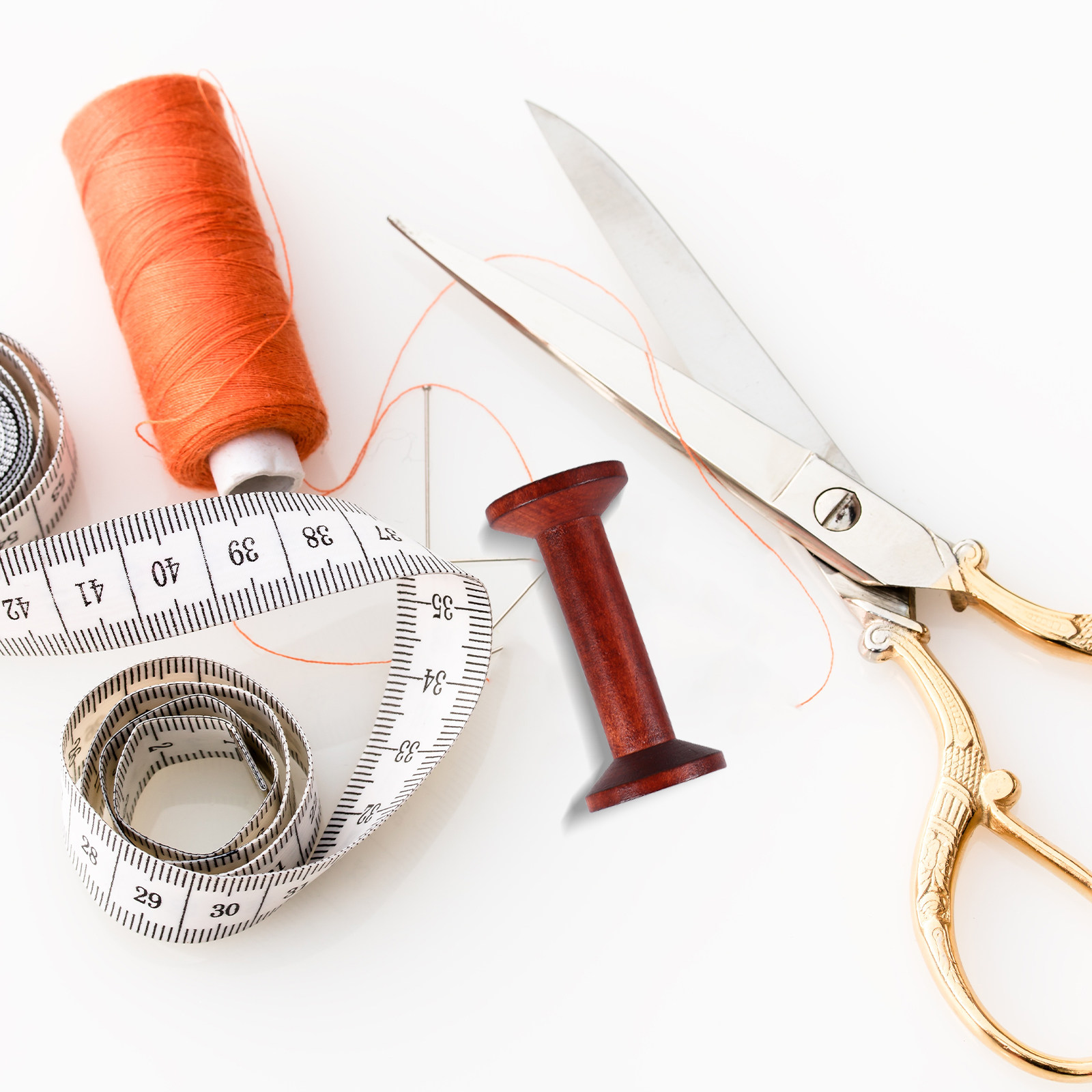 6Pcs Wooden Empty Spools for C - огляд і ціна Embroidery Craft