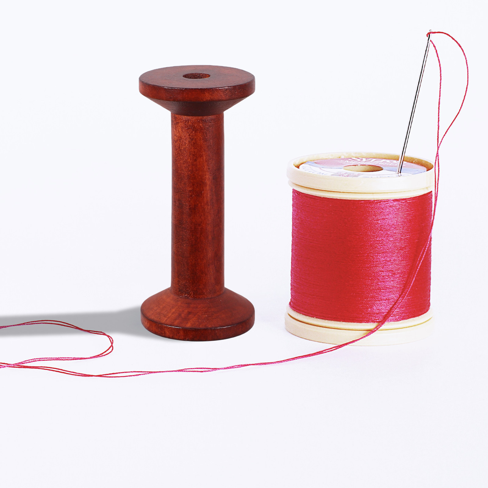 6Pcs Wooden Empty Spools for C - огляд і ціна Embroidery Craft
