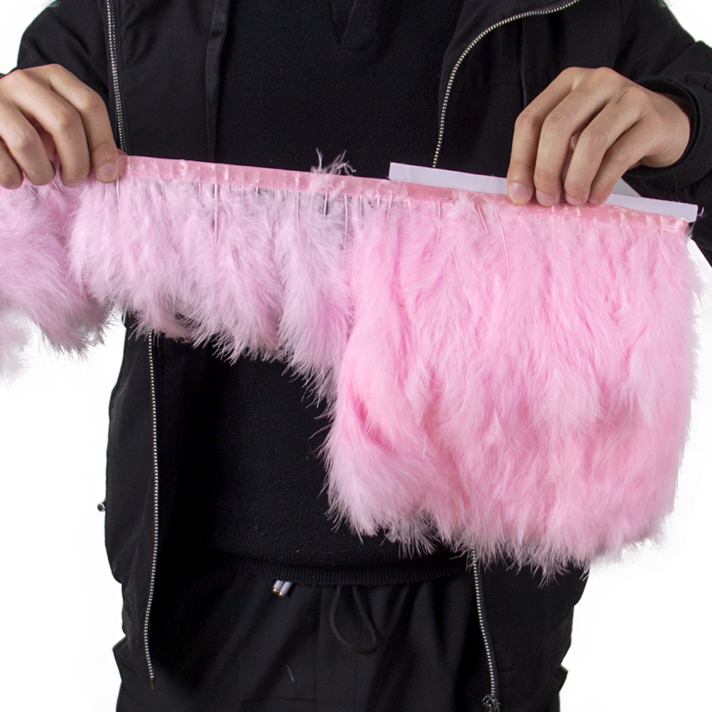 1M Fluffy Turkey Marabou Feath - огляд і ціна Feather Trim Marabou