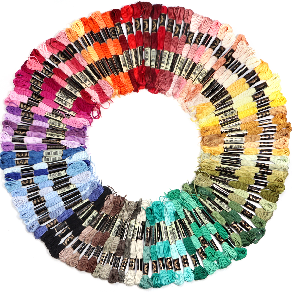 6Pcs/Lot Multicolor Polyester  - огляд і ціна Embroidery Embellishments