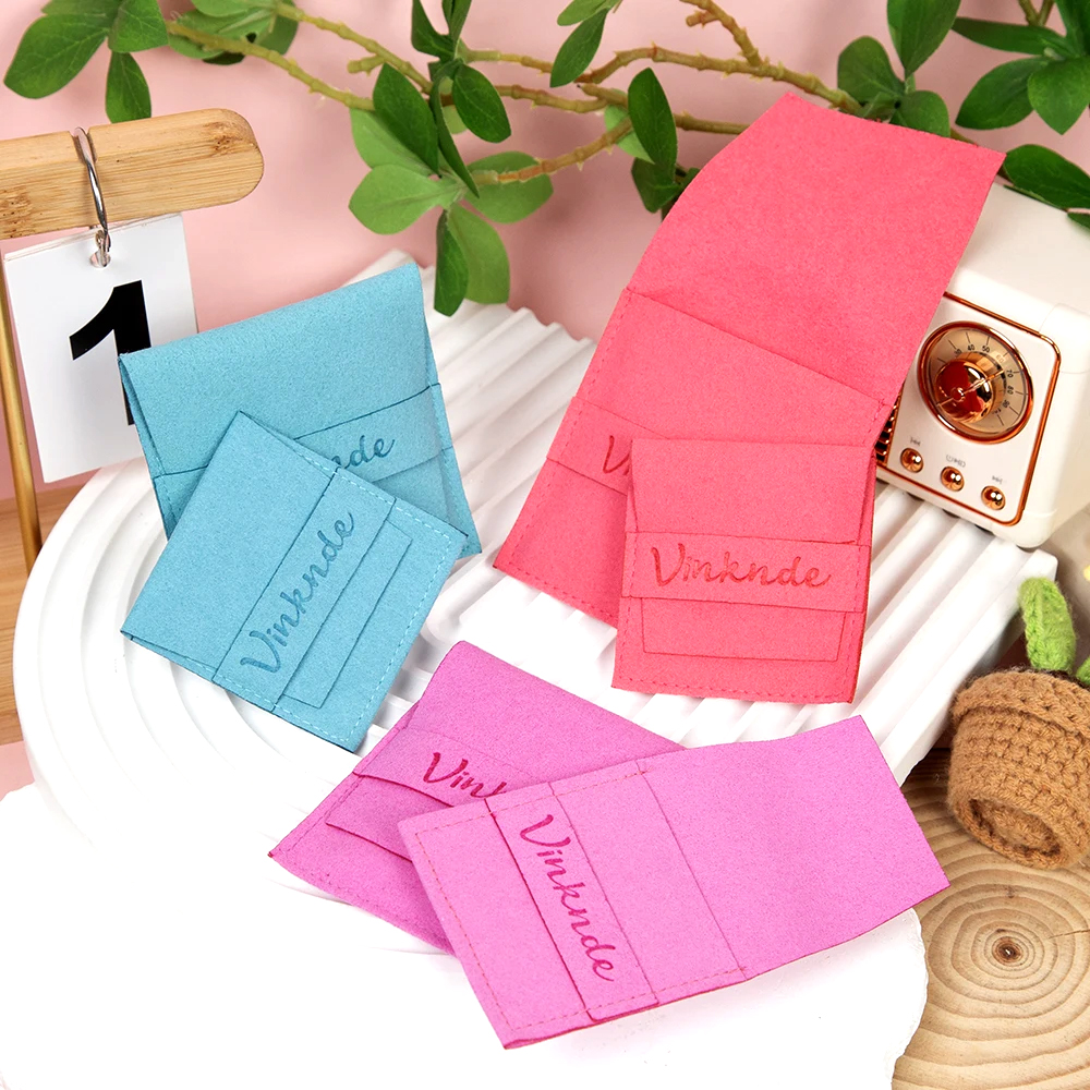 50/100Pcs Custom Logo 8x8cm Je - огляд і ціна Velvet Ribbon Roll