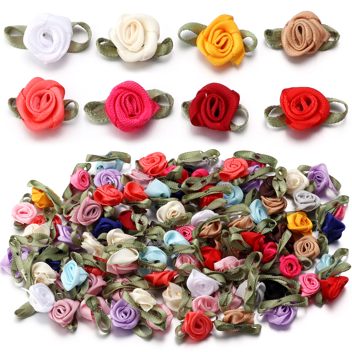 50Pcs 1.5x2.5cm 18 Colors For  - огляд і ціна Embellishment Crafts