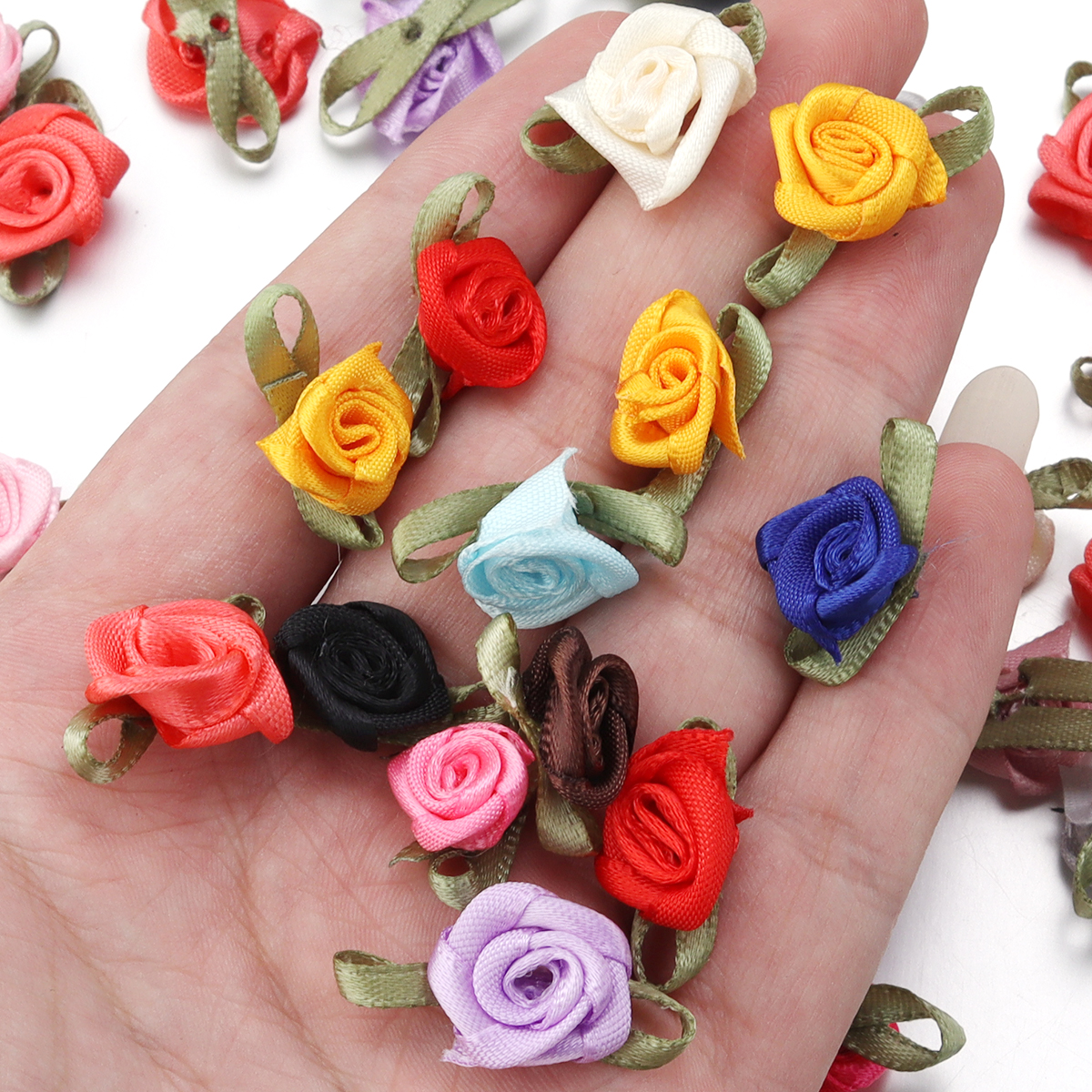 50Pcs 1.5x2.5cm 18 Colors For  - огляд і ціна Embellishment Crafts