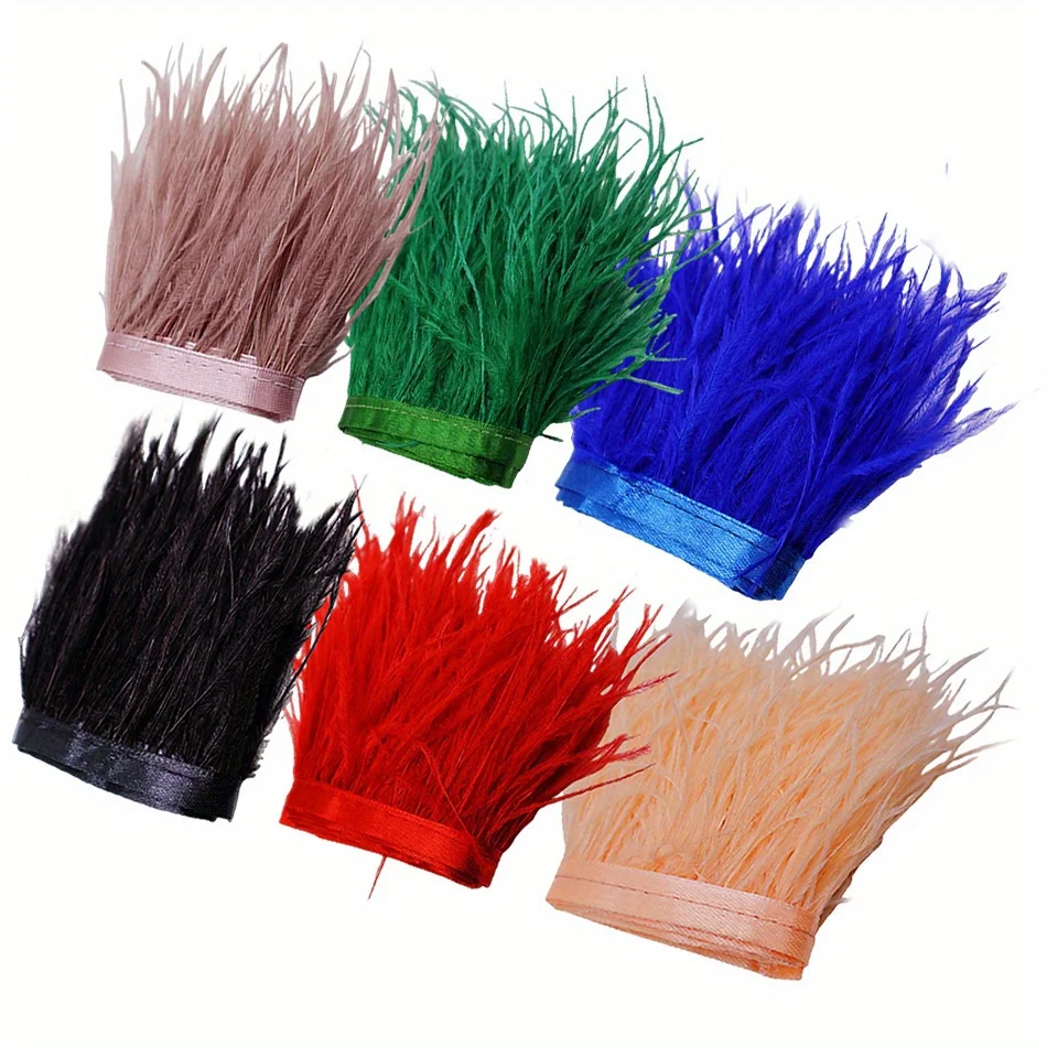 1/10M Natural Plume Black Ostr - огляд і ціна Feather Trim Marabou