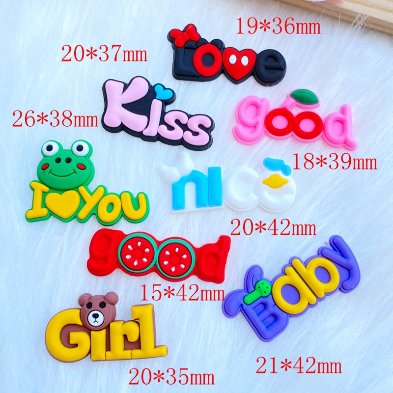 20pcs New Mini Lovely Letters  - огляд і ціна Embellishment Glue Craft