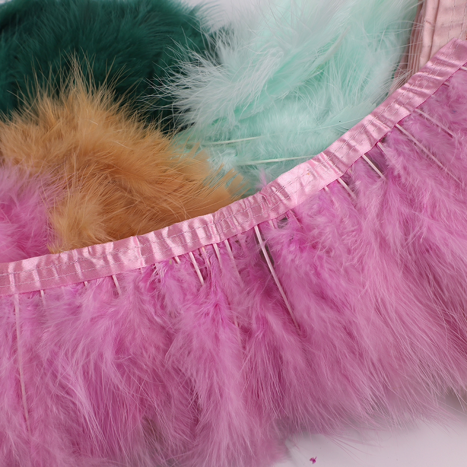 10 Meters Natural Turkey Marab - огляд і ціна Feather Trim Marabou
