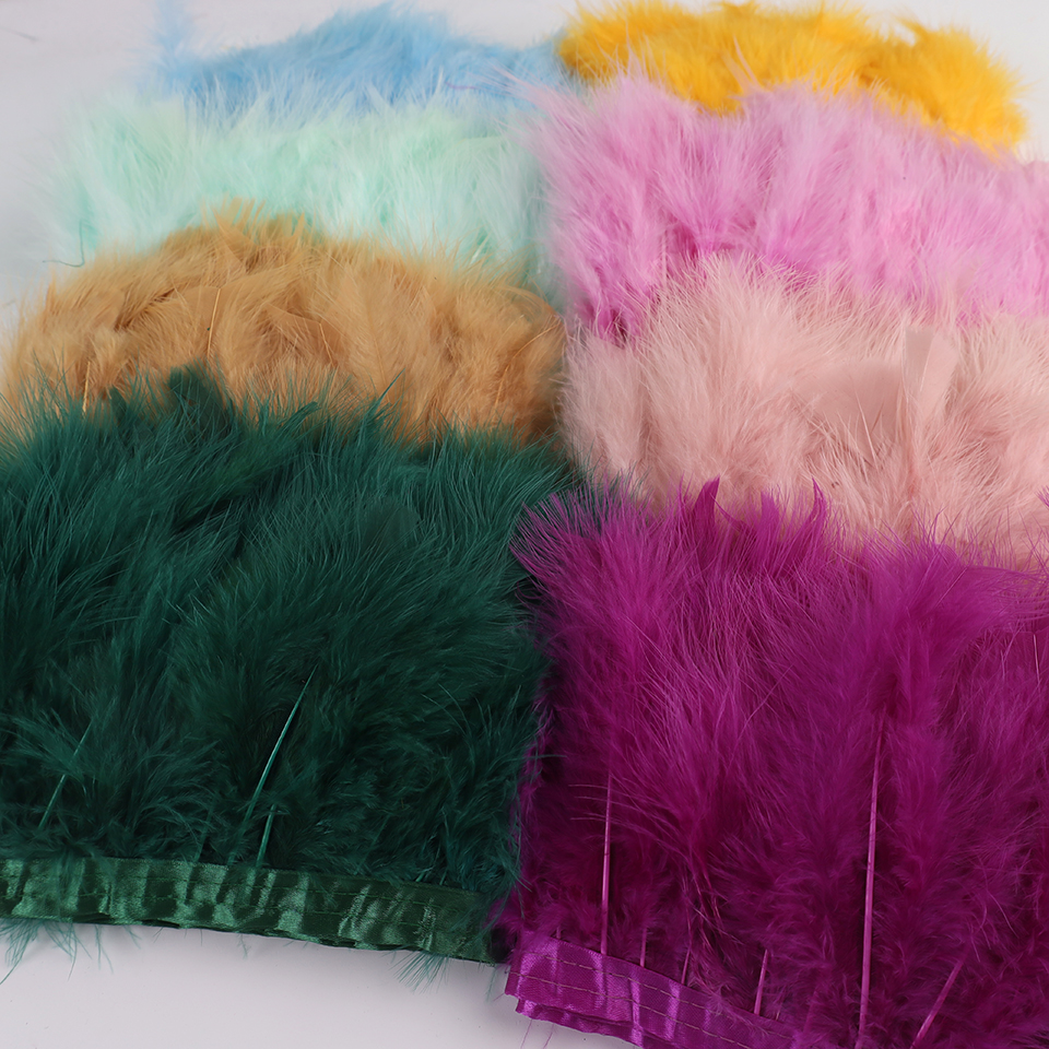 10 Meters Natural Turkey Marab - огляд і ціна Feather Trim Marabou