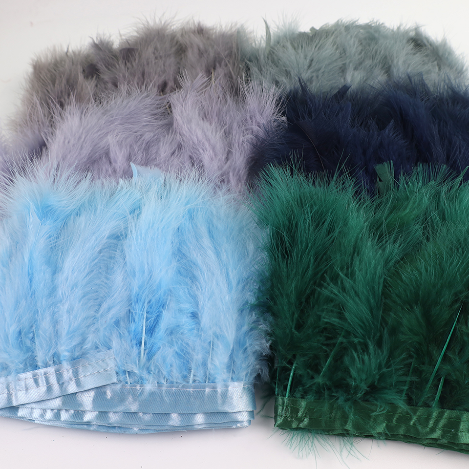 10 Meters Natural Turkey Marab - огляд і ціна Feather Trim Marabou