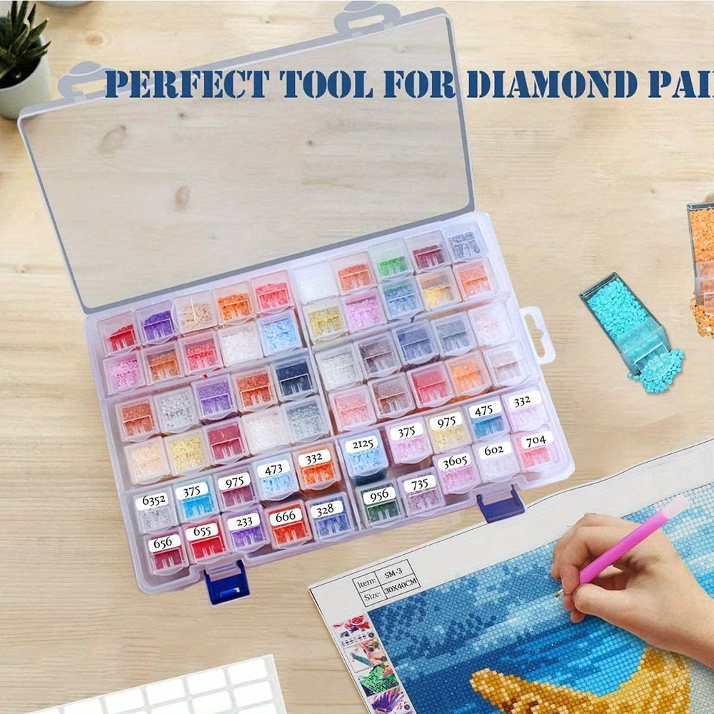 Square Plastic Diamond Paintin - огляд і ціна Embroidery Embellishments