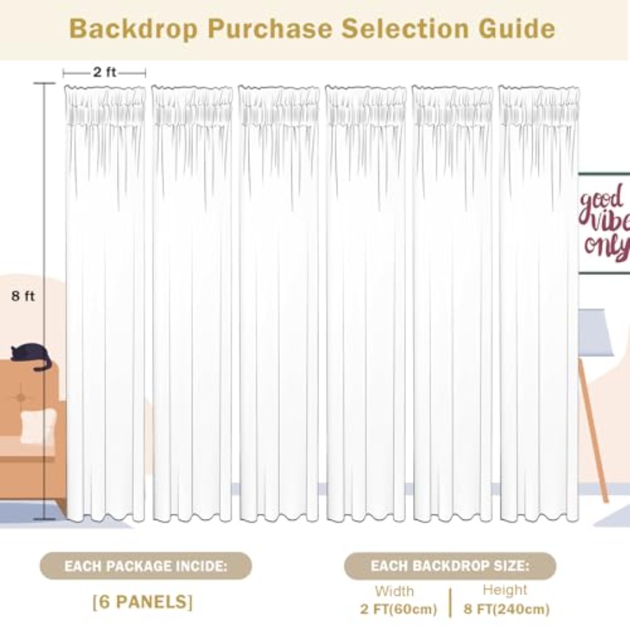 Photography backdrop curtains  - огляд і ціна Sequin Fabric Panel