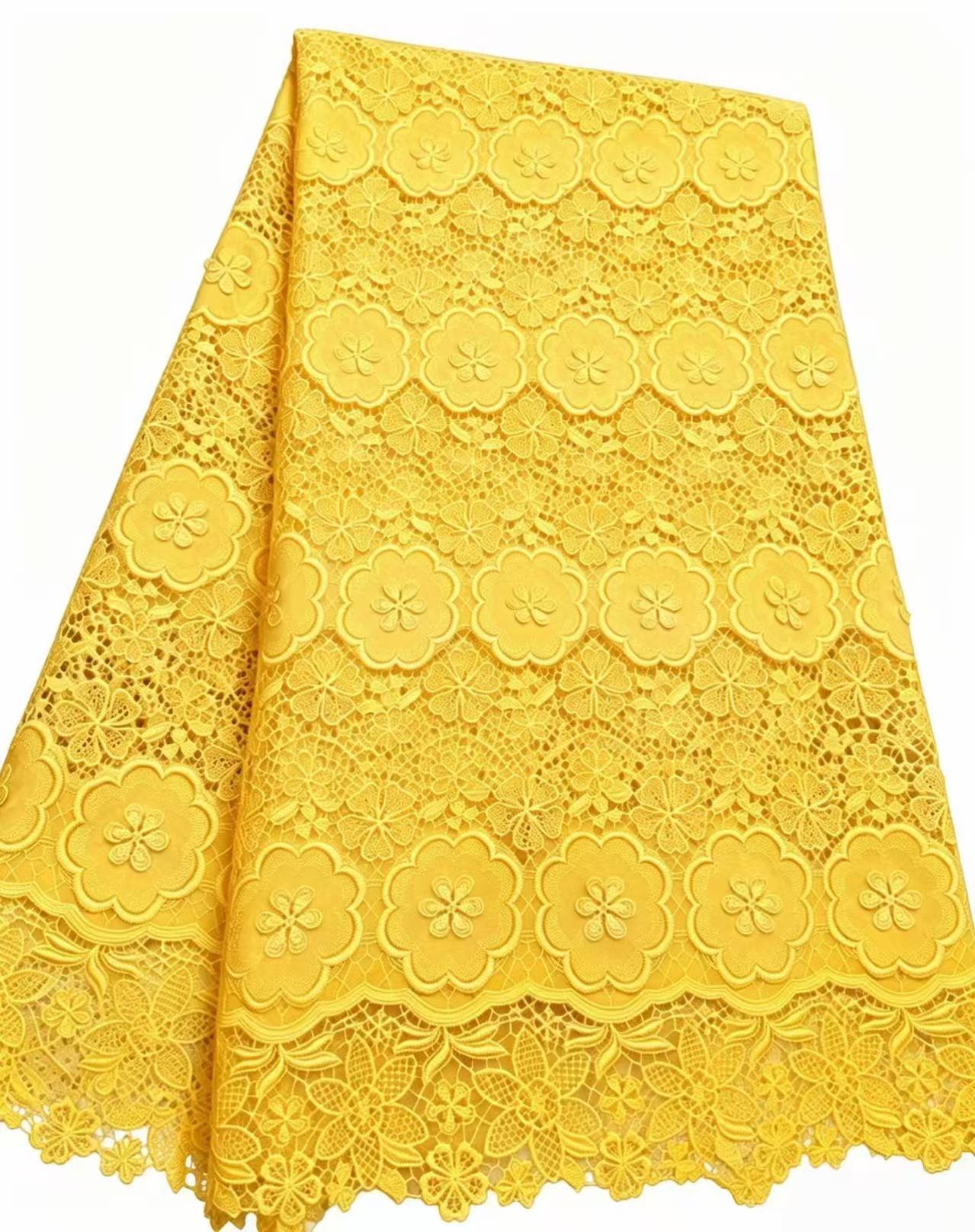 African Guipure Cord Lace Fabr - огляд і ціна Sew On Rhinestone