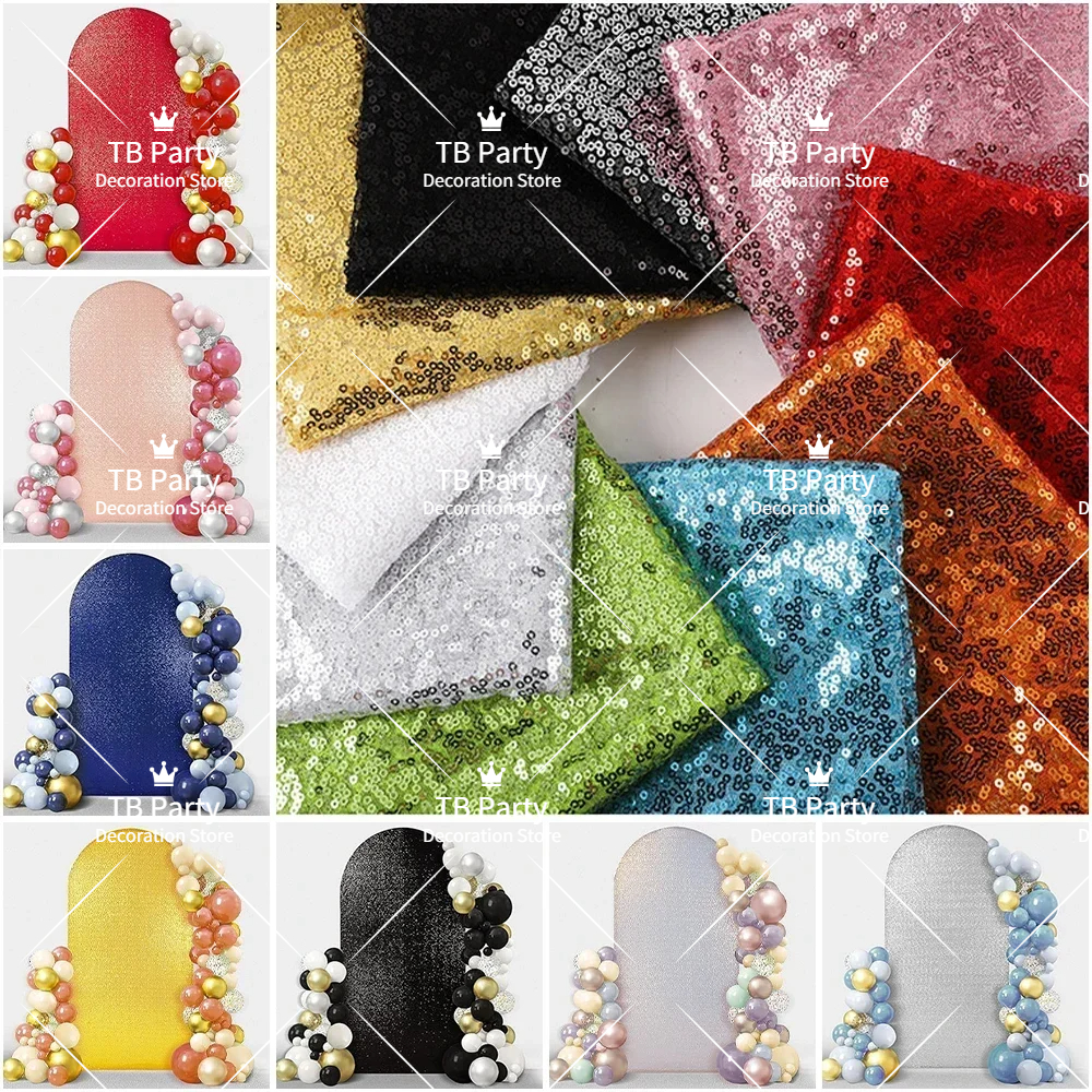4 Colors 7 Sizes Sequin Arch F - огляд і ціна Sequin Fabric Panel